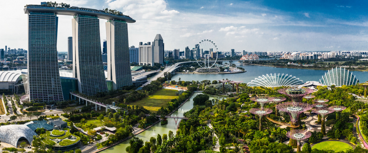Marina Bay Sands — гостиница и казино на берегу Marina Bay в Центральном регионе Сингапура